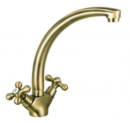 Ferro Antica BAI4BR — stojanková drezová batéria, bronz, výška 210 mm